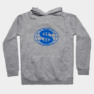 Globe and dollar Hoodie